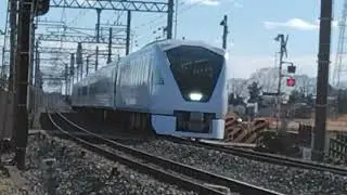 東武N100系N101F 特急列車 幸手～南栗橋通過