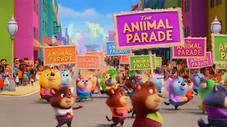The Animal Parade | Fun Kids' Song About Animals & Movement! 🎶🦁🐘🐵