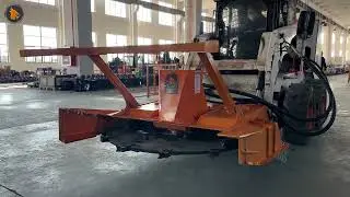This Wolverine Disc Mulcher Turns Skid Loaders into Land-Clearing Machines
