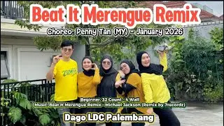 Beat It Merengue Remix - Line dance | Choreo : Penny Tan (MY) - January 2026