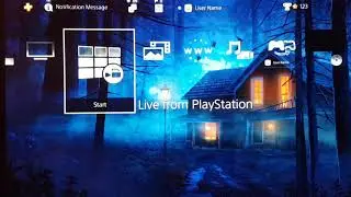 HiQ Ace House in the Woods Dynamic Theme Ps4 Design