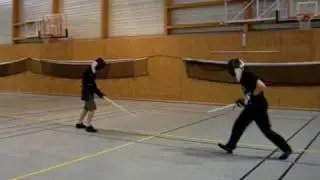 Scott Hellroth Matt Galas sparring training Dijon 2009 pt 1