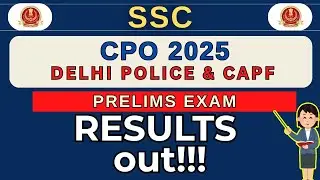 SSC CPO Delhi Police and CAPF 2025 Prelims Answer Key out!!!