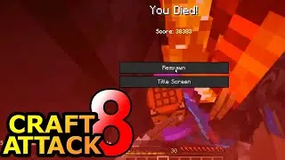 First DEATH & Nether Tour with REVED and VENI! - Minecraft Craft Attack 8 #07