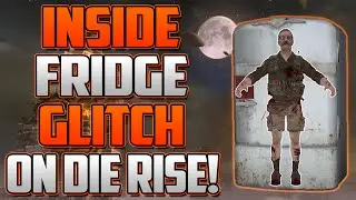 Black Ops 2 Zombie Glitches: INSIDE THE FRIDGE GLITCH ON DIE RISE! (High Rounds)