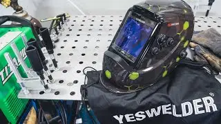 YesWelder helmet, Klutch Welding table, & Titanium Mig 170 Welder review
