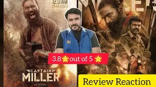 CAPTAIN MILLER TAMIL DHANUSH MOVIE REVIEW REACTION | RAKIVIJAY |  #captainmiller #dhanush #shivanna