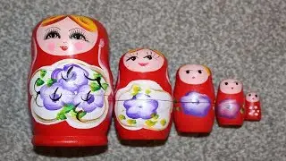 Russian Matryoshka Nesting Dolls!