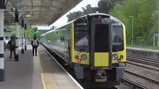 South Western Railway Class 444036 Arrivals & Depart Brookwood for London Waterloo