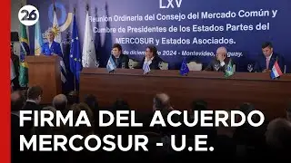 🔴 AHORA - PARAGUAY | HISTÓRICO ACUERDO: El Mercosur y la Unión Europea firman el tratado