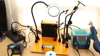 Magnetic Helping Hands Soldering Station Kit