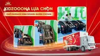 KidZooona Lựa Chọn Ghế Massage Kinh Doanh Queen Crown KD7 Plus |  Ghế Massage T&iacute;nh Tiền Hiện Đại