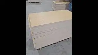 Sound-absorbing board drilling machine processing videoWallboard drilling machine #machine  #cnc
