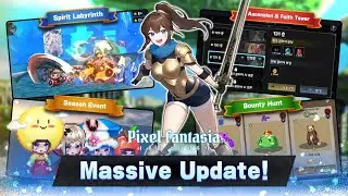 Pixel Fantasia: Idle RPG - iOS | Android Gameplay