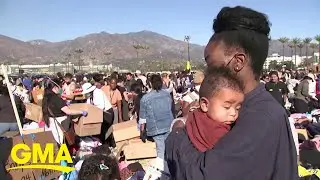 Tens of thousands displaced amid LA wildfires