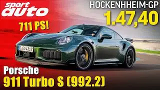 Porsche 992.2 Turbo S | HOT LAP Hockenheim-GP | 1.47,40 min | sport auto
