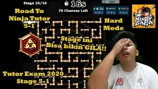 Tutor Exam Stage 5-1 Hard Mode Thn 2020! Ujian Tutor Exam - Ninja Saga