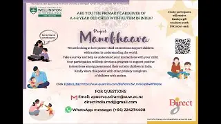 Project Manobhaava Tamil - supporting parent-child interactions in the autism community in India