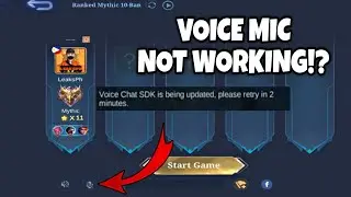 HOW TO FIX VOICE CHAT SDK PROBLEM in MOBILE LEGENDS.