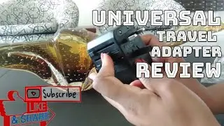 UNIVERSAL TRAVEL ADAPTOR REVIEW | *A must have*