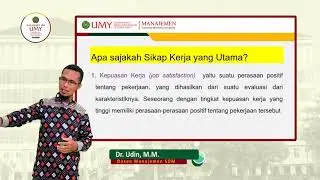 Sikap dan Kepuasan Kerja
