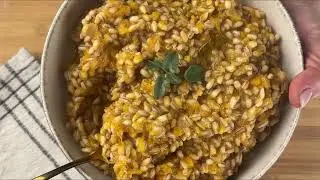 🎃 ORZOTTO ZUCCA E SALVIA: CREMOSO, PROFUMATO E PERFETTO PER L’INVERNO!