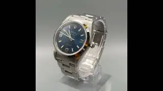ROLEX AIR KING BLUE 3-6-9 DIAL 360&deg;