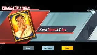Scout Special Voice Pack Crate Opening | Scout Mythic Voice Pack | Scout Voice Pack Bgmi &lrm;&lrm;@officialscoutop