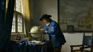 Vermeer City & Scholars | View of Delft, The Astronomer, The Geographer | 3 Hour Museum Screensaver