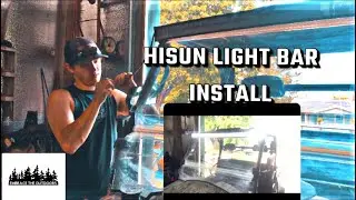 Hisun 550 (Как установить световую балку)