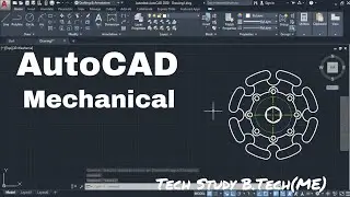 AutoCAD Mechanical Practice Drawing | AutoCAD 2D Tutorial In Hindi |
