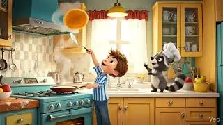 #viralvideo  A Boy, A Cat & Kitchen Chaos | #CatAndBoy #CuteCat #KidsStory #FunnyVideo #ShortStory