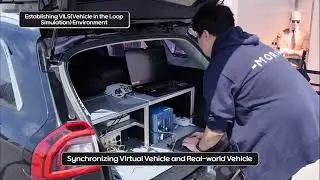 Vehicle-In-the-Loop Simulation for the validation of autonomous driving scenario