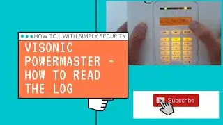 Read the log on a Visonic Powermaster 10 alarm.