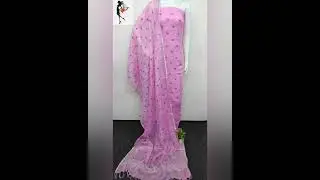 Embroidered Pure Linen Dress Materials | Order on Whatsapp +919619659727