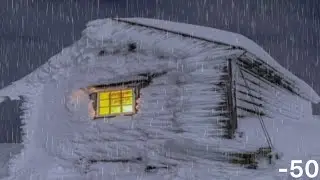 Surviving DEATH at -48&deg;C! Survived the Wild in My Off Grid Alaskan Log Cabin Winter Life Alone
