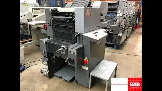Numbering & Perforating Machine for sale   Heidelberg QM 46 offset   Gab Supplies Ltd   2003