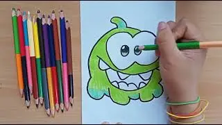 Let's Draw Omnom | Cut the rope