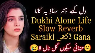 Tanhai ☹️ Mekun Gal Nal La 😥 | Dukhi Alone Life Song 💔 | Slow Reverb | Saraiki Dukhi Gana 😥 