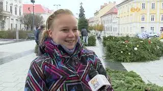 Elk&eacute;sz&uuml;lt a v&aacute;ros adventi koszor&uacute;ja