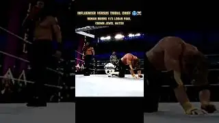 Roman Reigns vs Logan paul Crown Jewel Match Edit 🥶☠️ #shorts