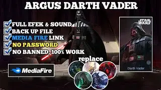 SCRIPT SKIN ARGUS STAR WARS DARTH VADER - NEW 2023 - FULL EFFECT & SOUND - NO PASSWORD