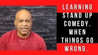 Learning Stand up comedy. Brazilian stand up comic when things go wrong.Learning a new comedy craft