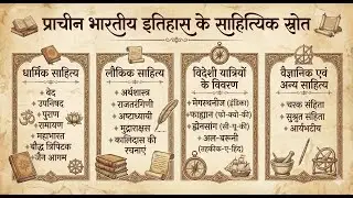 Literary Sources of Ancient Indian History | प्राचीन भारतीय इतिहास के साहित्यिक स्रोत |