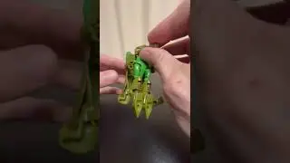 Vintage Beast Wars Gator Megatron Transformation 🔄 #transformers #shortsvideo