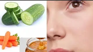 Just 5 minutes with fresh cucumber and carrot make your face so clean white&hearts;l LCareTV