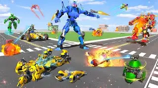 🚨 POLICE TANK ROBOT GAMEPLAY | Transform & Fight Crime in the City!