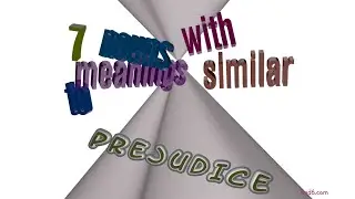 prejudice - 9 nouns synonym to prejudice (sentence examples)
