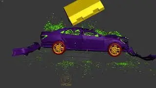 Autodesk 3ds Max dynamic car destruction rnd