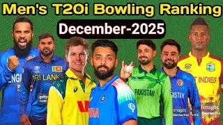 ICC Men's T20i Bowling Ranking December 2025-ICC bowler rankings-latest update 2025-T20 bowler ranki